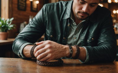 Pourquoi adopter le bracelet cuir tressé homme dans son look quotidien