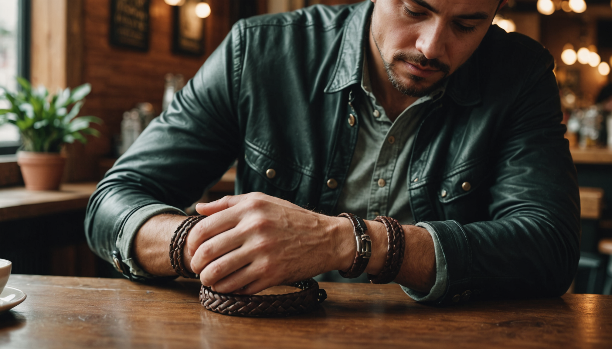 Pourquoi adopter le bracelet cuir tressé homme dans son look quotidien
